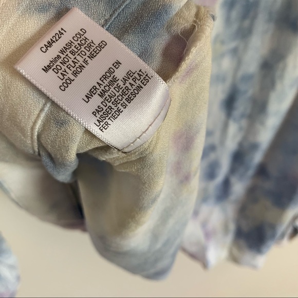 NWT YOUNG FABULOUS & BROKE tie dyed long sleeve boho top YFB NEW - Picture 5 of 11